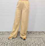 Wide Leg Pants -Taupe