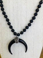 Black Statement Piece Necklace 6