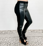 Judy Blue Leather Denim Pants