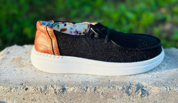 Corky Black Kayak Slip on Shoes