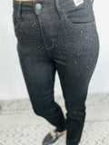 Black Rhinestone Judy Blue Jeans