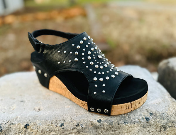 Docie Doe Studded Black Corkys