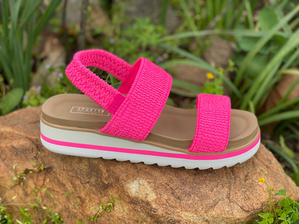 Hot Pink YellowBox Sandals